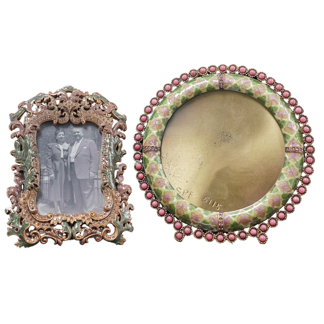 (2 pcs) Edgar Berebi & Jay Strongwater Enameled Frames (1 of 6)