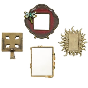 (3 pcs) Jay Strongwater Enameled Miniature Frames