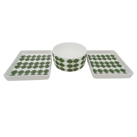 (3pc) Stig Lindberg x Gustavsberg "Bersa" Ceramic Dish Group