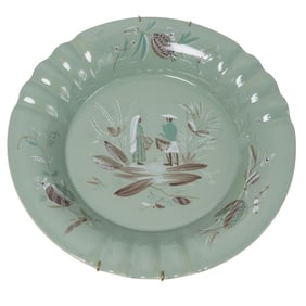 Royal Copenhagen and Aluminia Faience Wall Charger