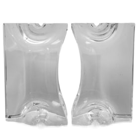 Pair of MCM Lucite Bookends