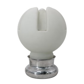 Peill & Puzzler "Water Lily" Glass Table Lamp with Chrome Base