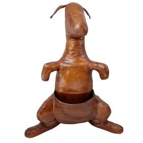 Omersa x Abercombie & Fitch Leather Kangaroo Magazine Stand