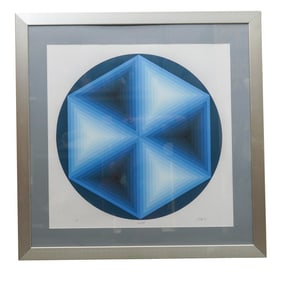 Jürgen Peters (German B. 1936) "Chrystal" Serigraph 1982