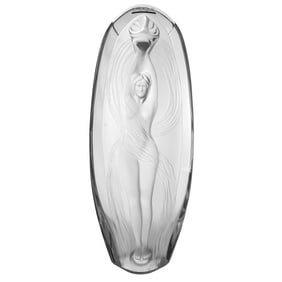 Marie Claude Lalique Crystal "Eroica" Vase