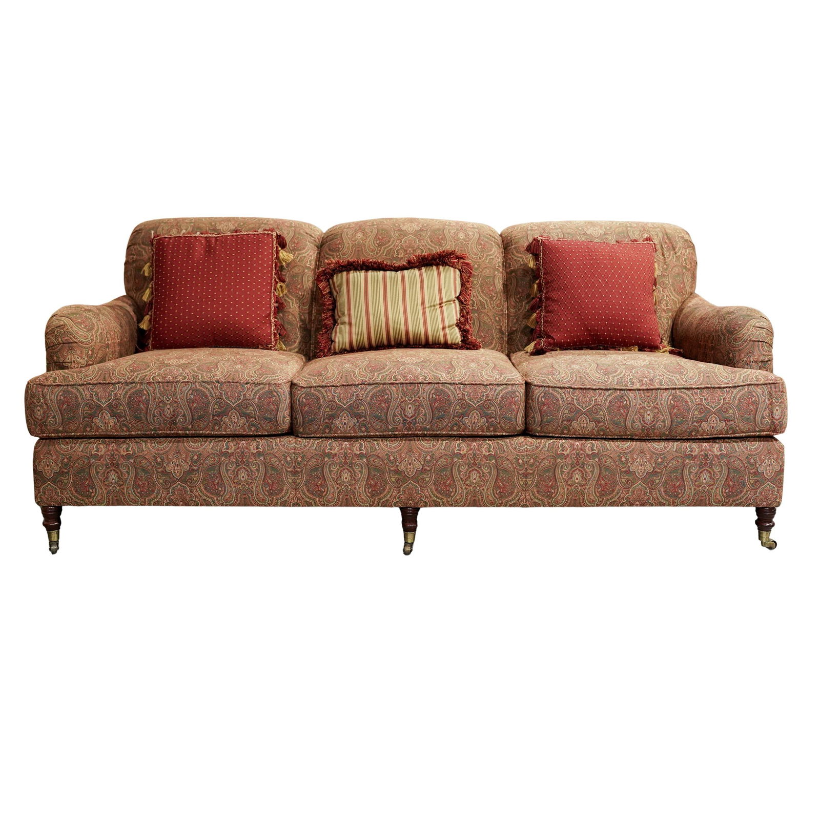 Vintage Paisley Upholstered Sofa (1 of 5)