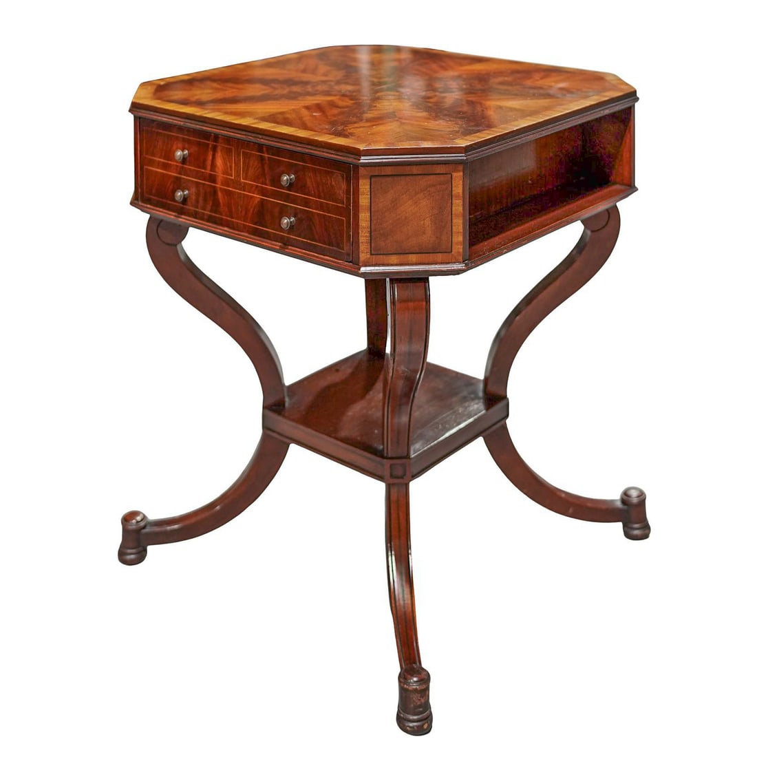 Weiman Heirloom Octagonal Mahogany Side Table (1 of 7)
