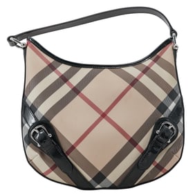 Burberry Nova Check Hobo Bag