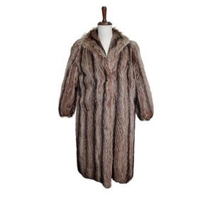 Vintage Fur Long Coat