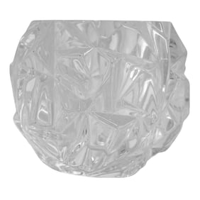 Tiffany & Co. Rock Cut Crystal Votive Candle Holder