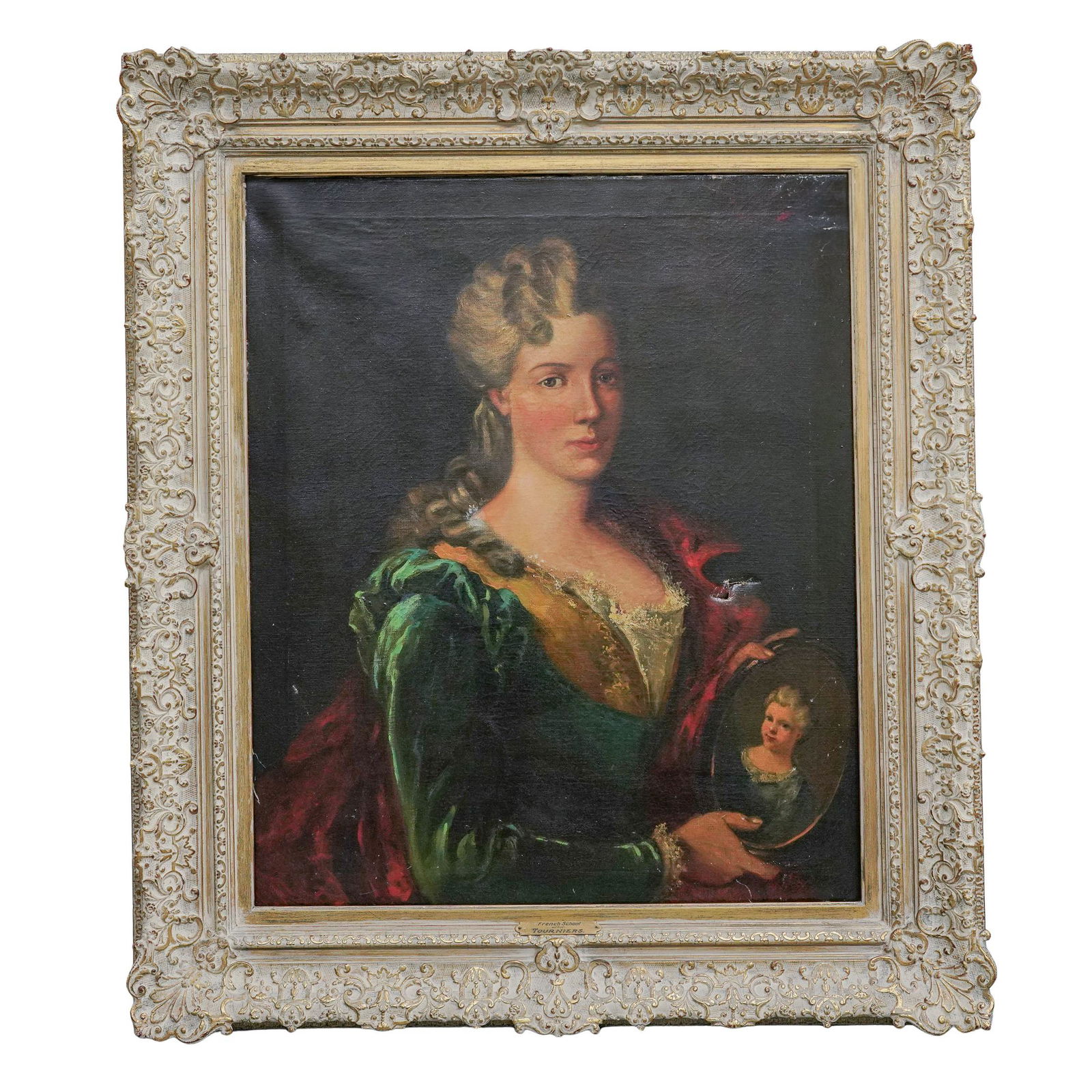 18th C. French School Of Tourniers Female Portrait (1 of 5)