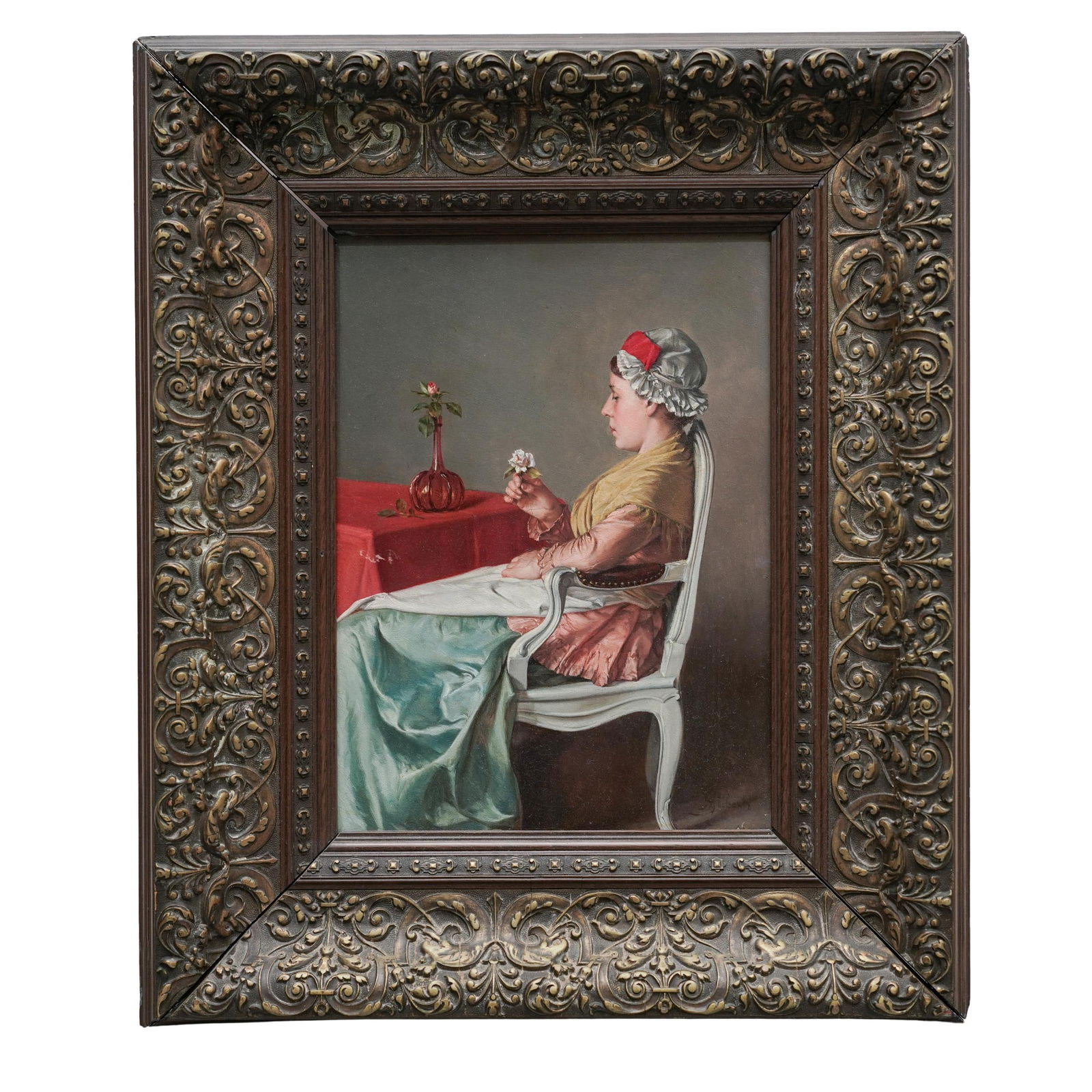 Albert Glibert (Belgian, 1832–1917) Oil On Board Painting (1 of 4)