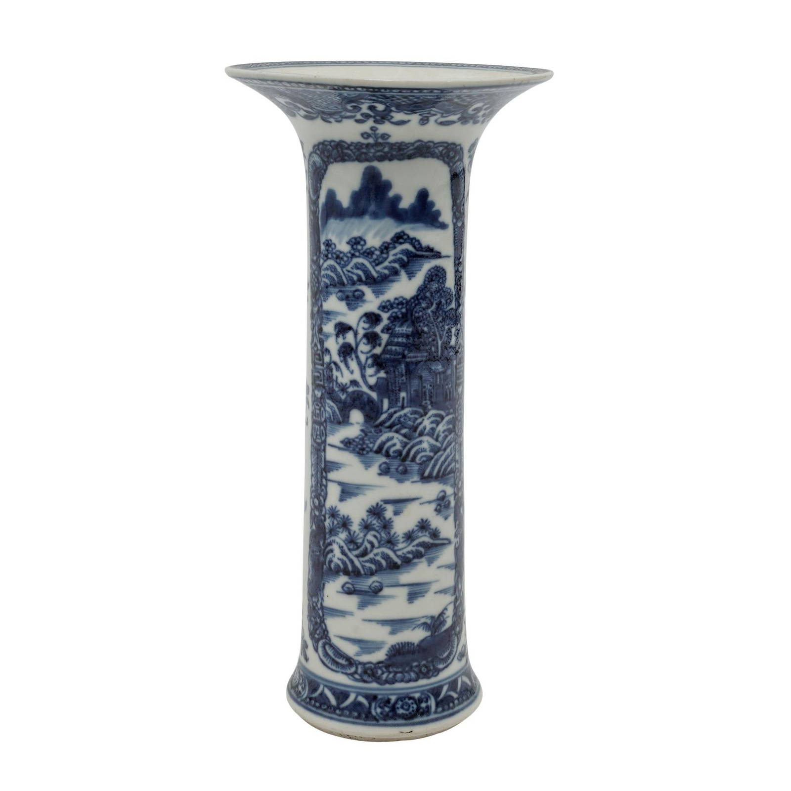 19th Cent. Chinese Blue & White Porcelain Vase