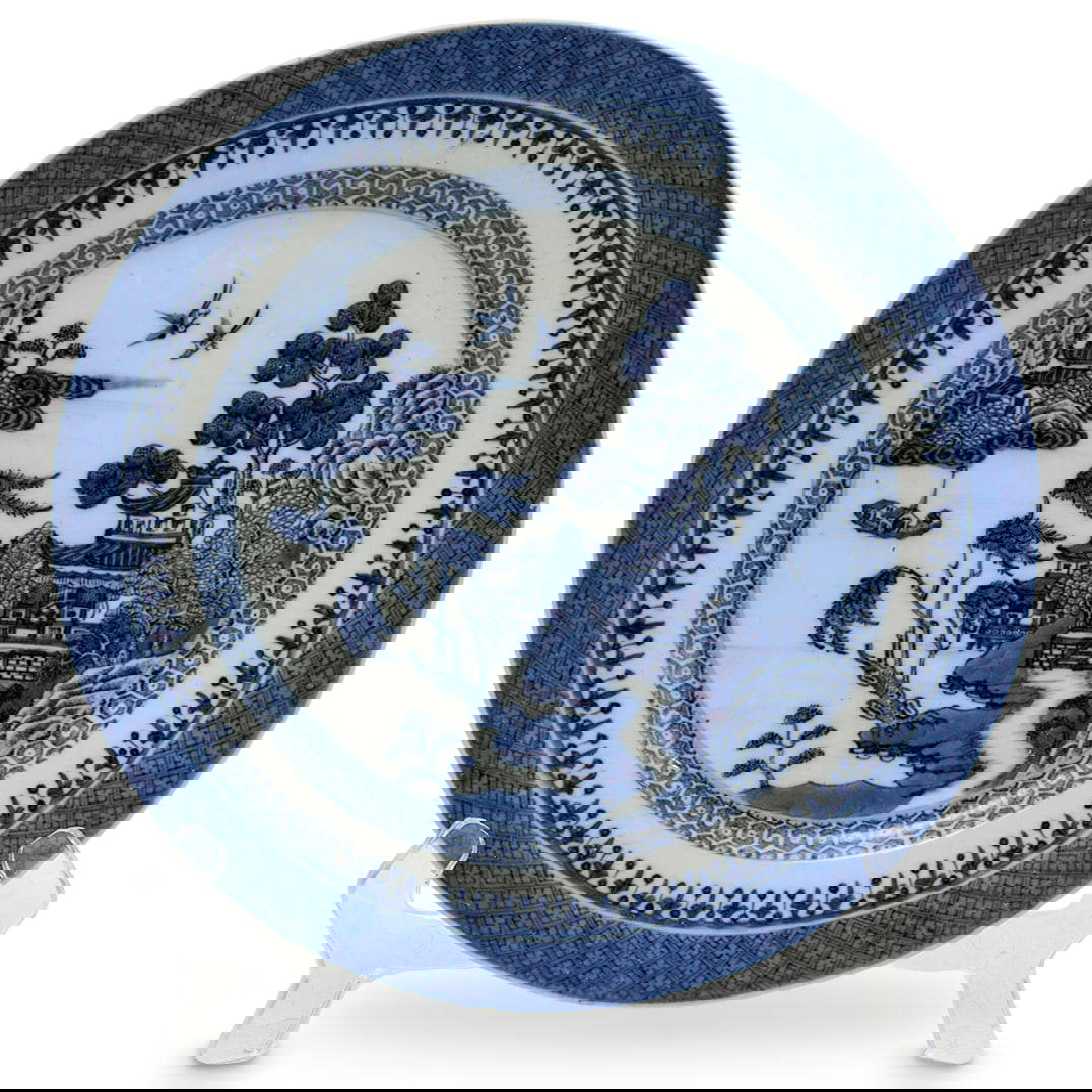 19th Cent. Chinese Export Blue and White Porcelain Plate