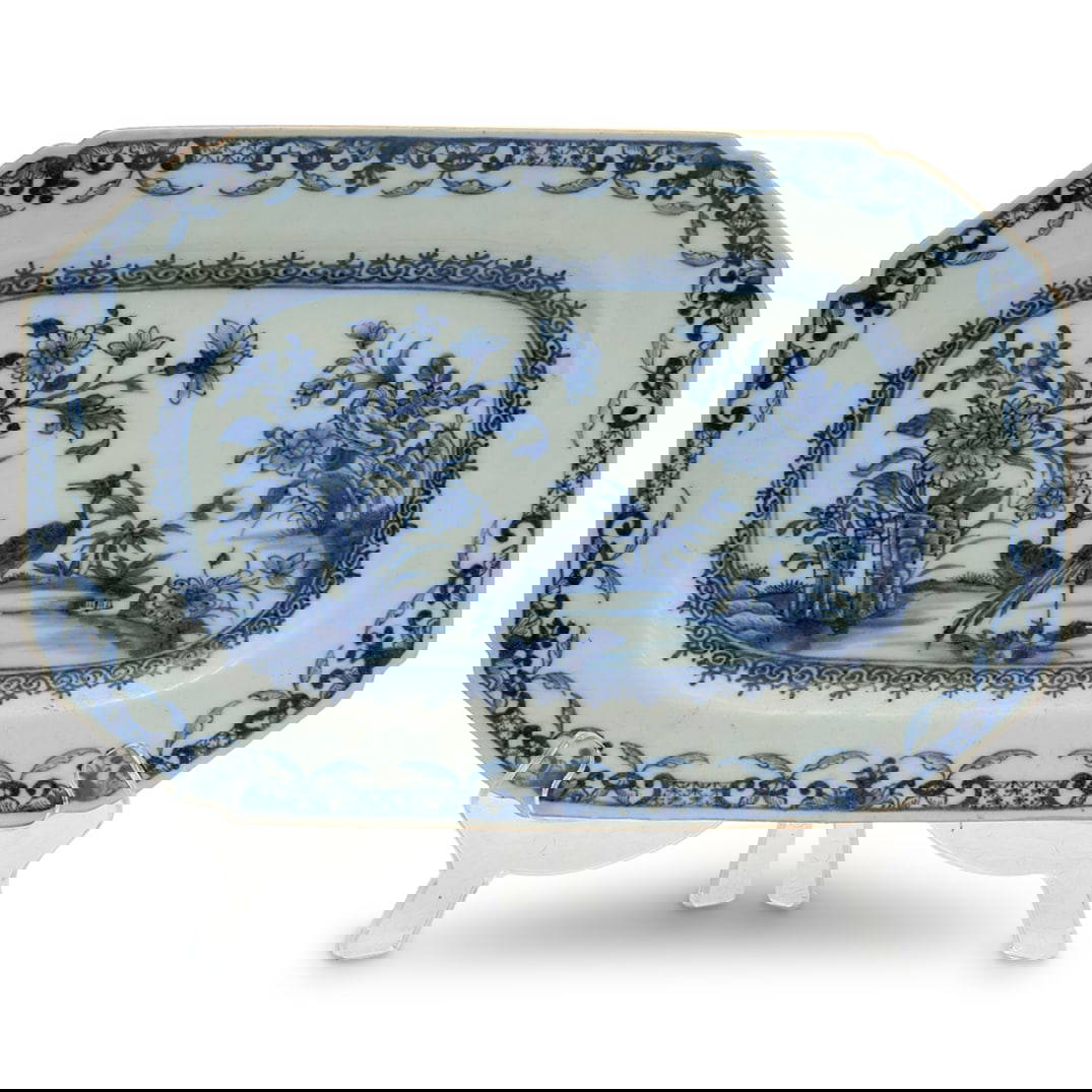 19th Cent. Chinese Export Blue and White Porcelain Platter