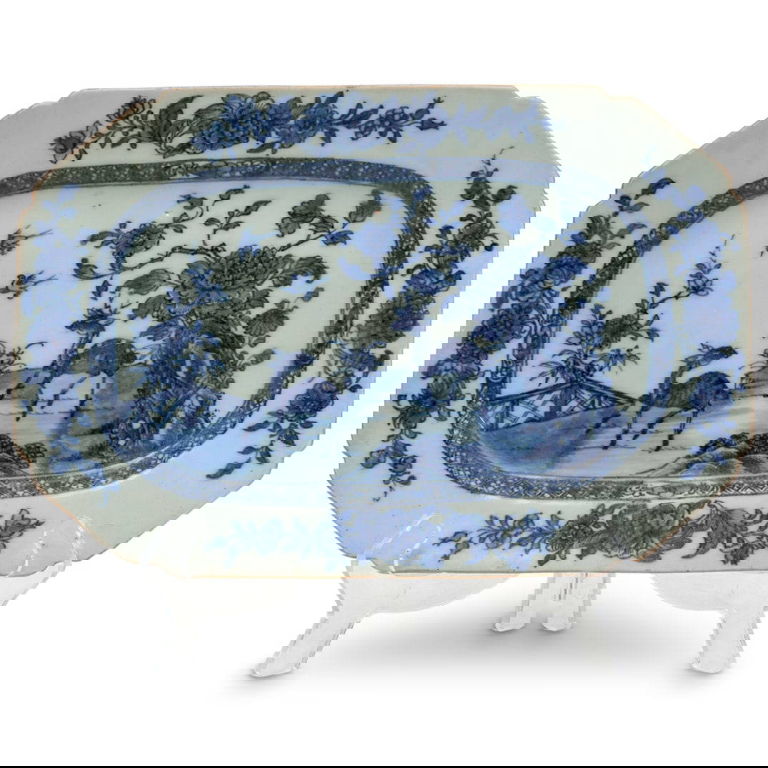 19th Cent. Chinese Export Blue and White Porcelain Platter