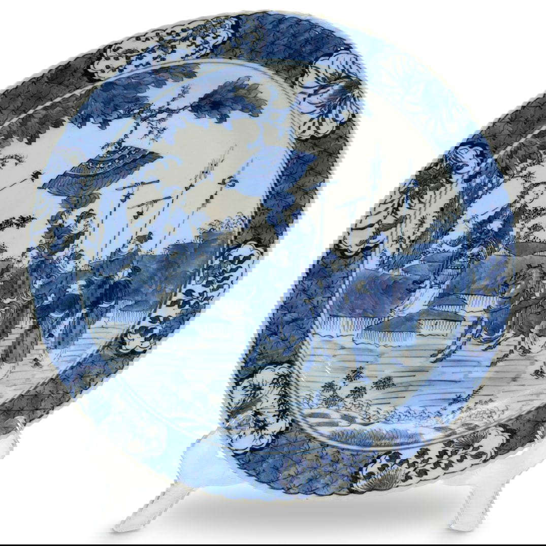 19th Cent. Chinese Blue and White Porcelain Plate