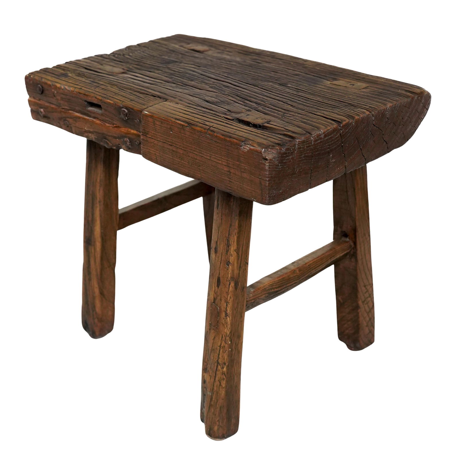 Antique Chinese Wooden Stool (1 of 5)