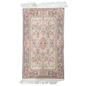 Persian Flower & Vine Wool Rug