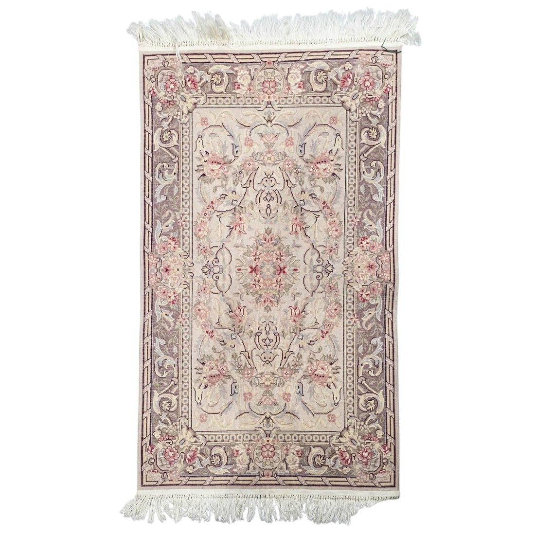 Persian Flower & Vine Wool Rug (1 of 4)
