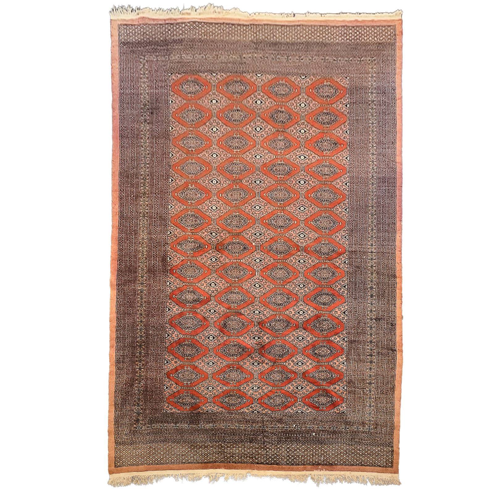 Vintage Hand Woven Bokhara Wool Rug (1 of 5)