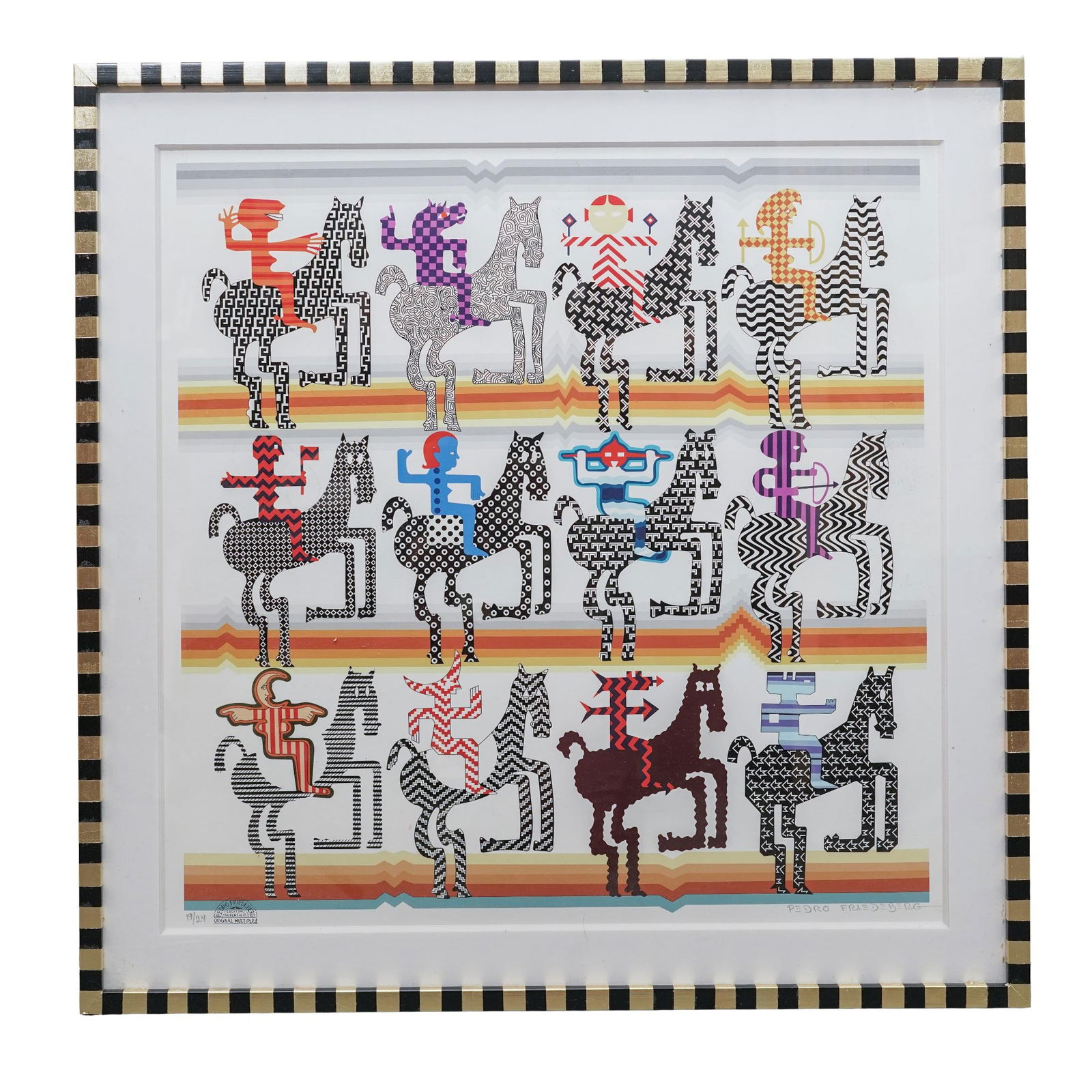 Pedro Friedeberg (Mexican b. 1936) "Amazonas Odiosonas" Serigraph (1 of 5)