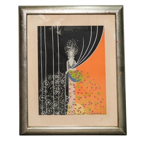 Erte (Roman de Tirtoff 1892-1990) Printeps Color Serigraph