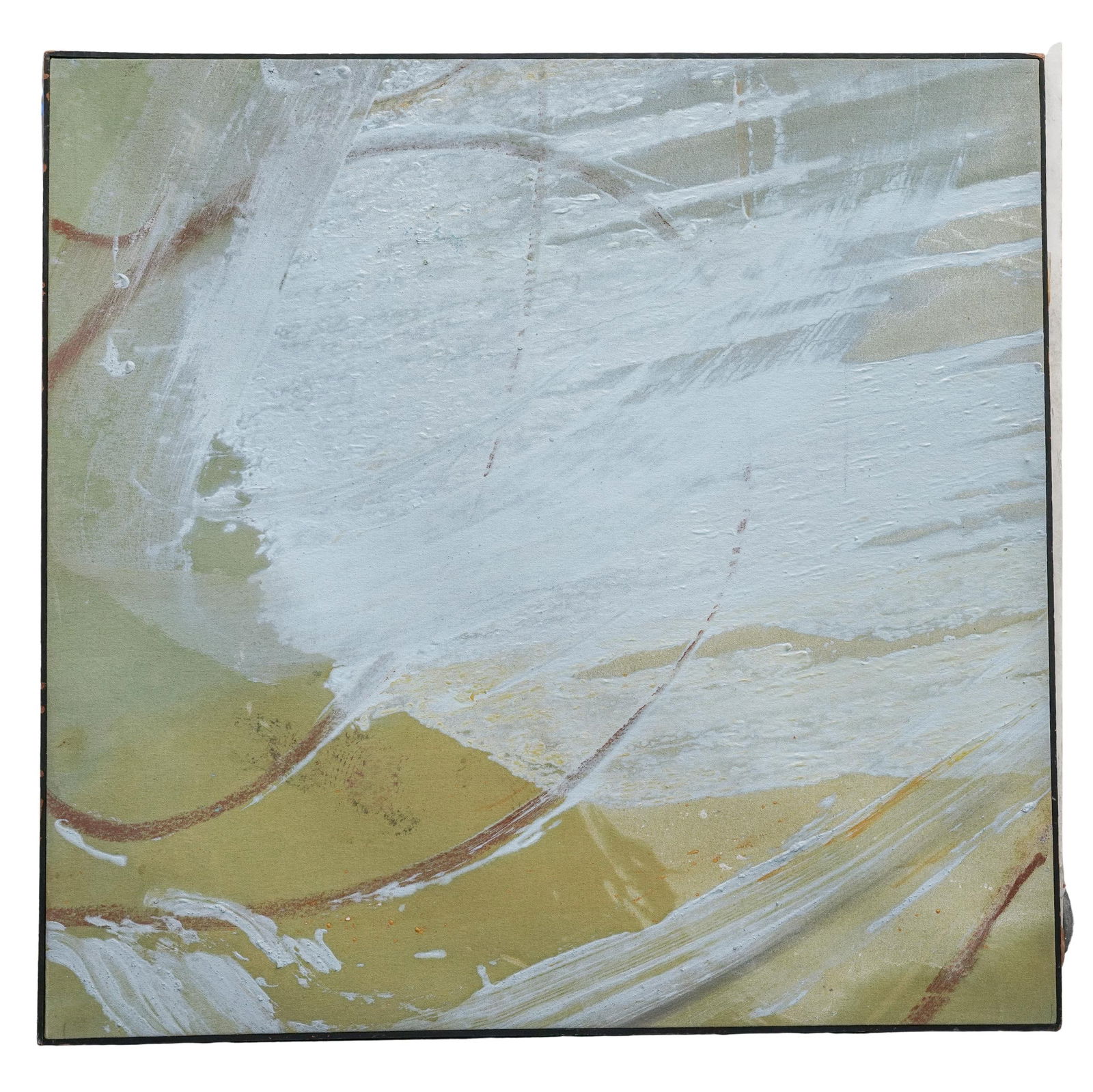 Francine Tint (American, b. 1943) "Half & Half" Acrylic on Canvas: Francine Tint (American, b. 1943) "Half & Half" Acrylic on Canvas 1991, American An abstract acrylic on canvas painting by artist Francine Tint (American, born 1943). Signed on verso of canvas and