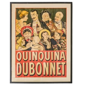 Vintage French Quinquina Dubonnet Poster