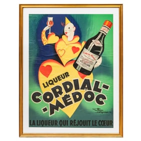 1930s Cordial Medoc Poster