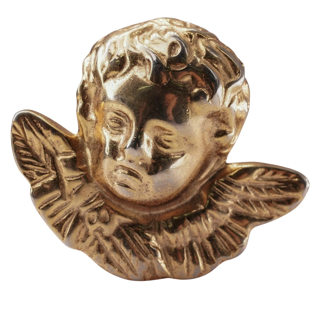 Butler and Wilson Gilt Cherub Brooch (1 of 3)