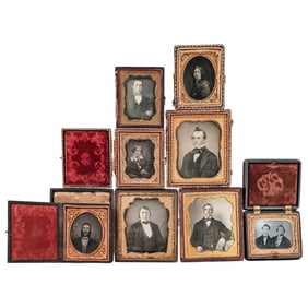 (8 pcs) Antique Daguerreotypes and Tin Types