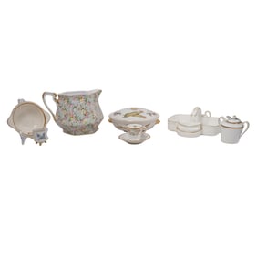 (10 pcs) Assortment of Porcelain Kitchenware