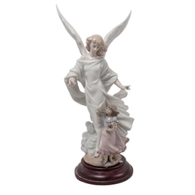 Lladro "Guardian Angel" Porcelain Figurine