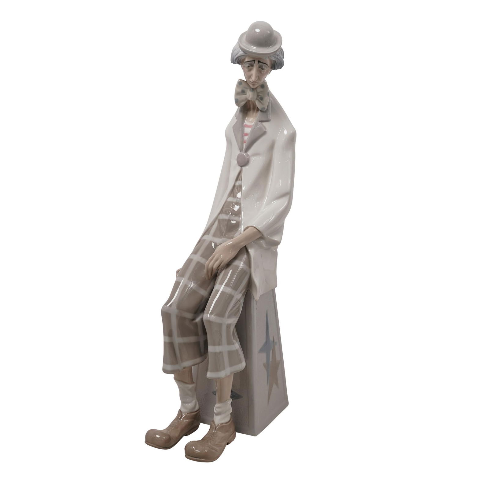 Lladro "Clown with Concertina" Porcelain Figurine (1 of 6)