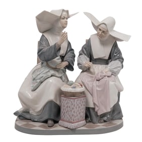 Lladro "Sewing Circle" Porcelain Figurine