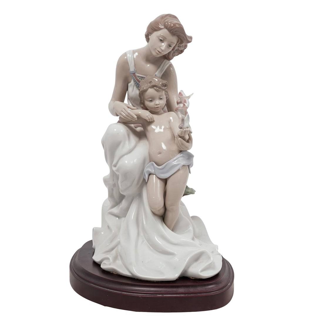 Lladro "Where Love Begins" Porcelain Figurine & Base (1 of 7)