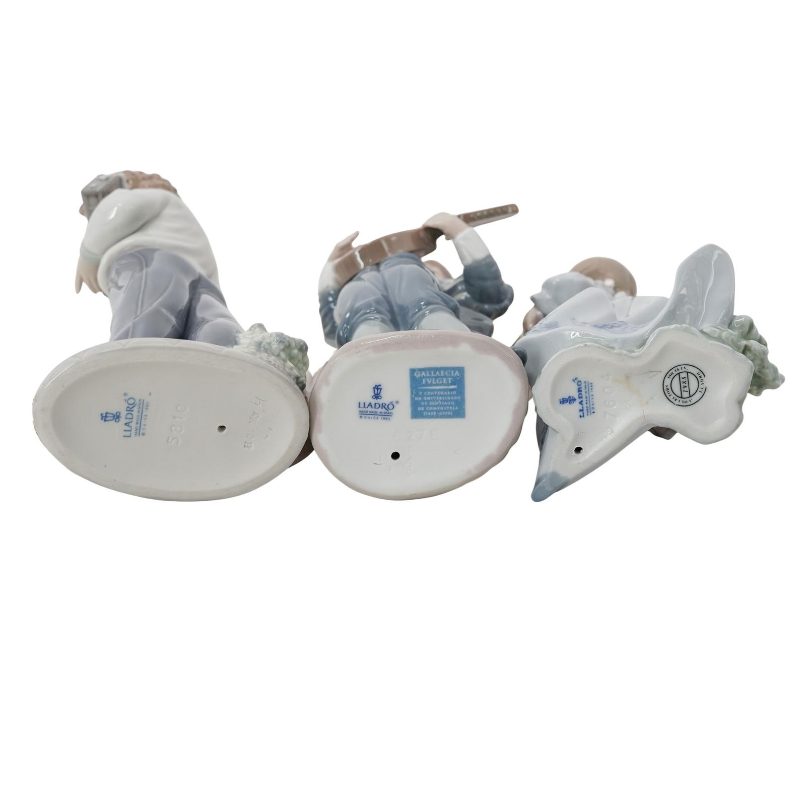 (3 pc) Lladro Porcelain Figurines - 6