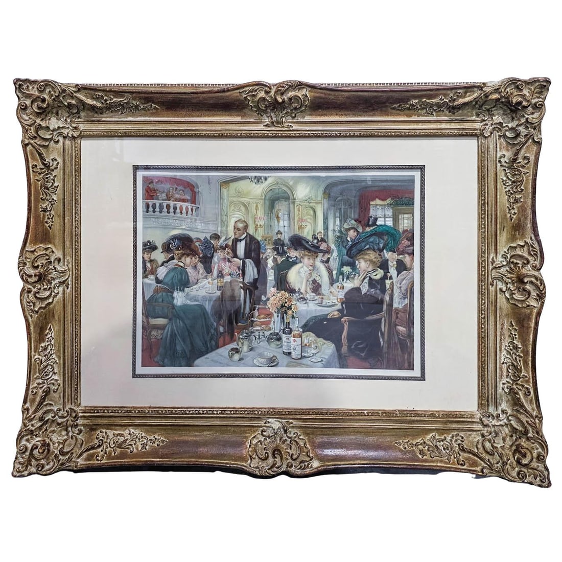 Fernand Toussaint (Belgian, 1873-1956) Interior Scene Lithograph (1 of 4)