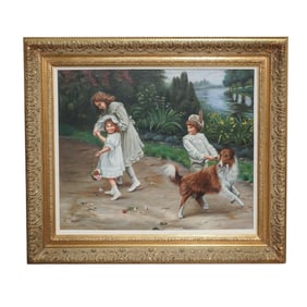 After Arthur John Elsley “Love at First Sight?? Painting