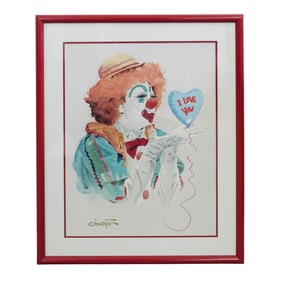 Zelda Caren Operstein “I love you?? Serigraph