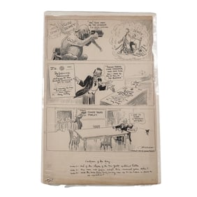 John T. McCutcheon (American, 1870-1949) 1937 Cartoons of the Day