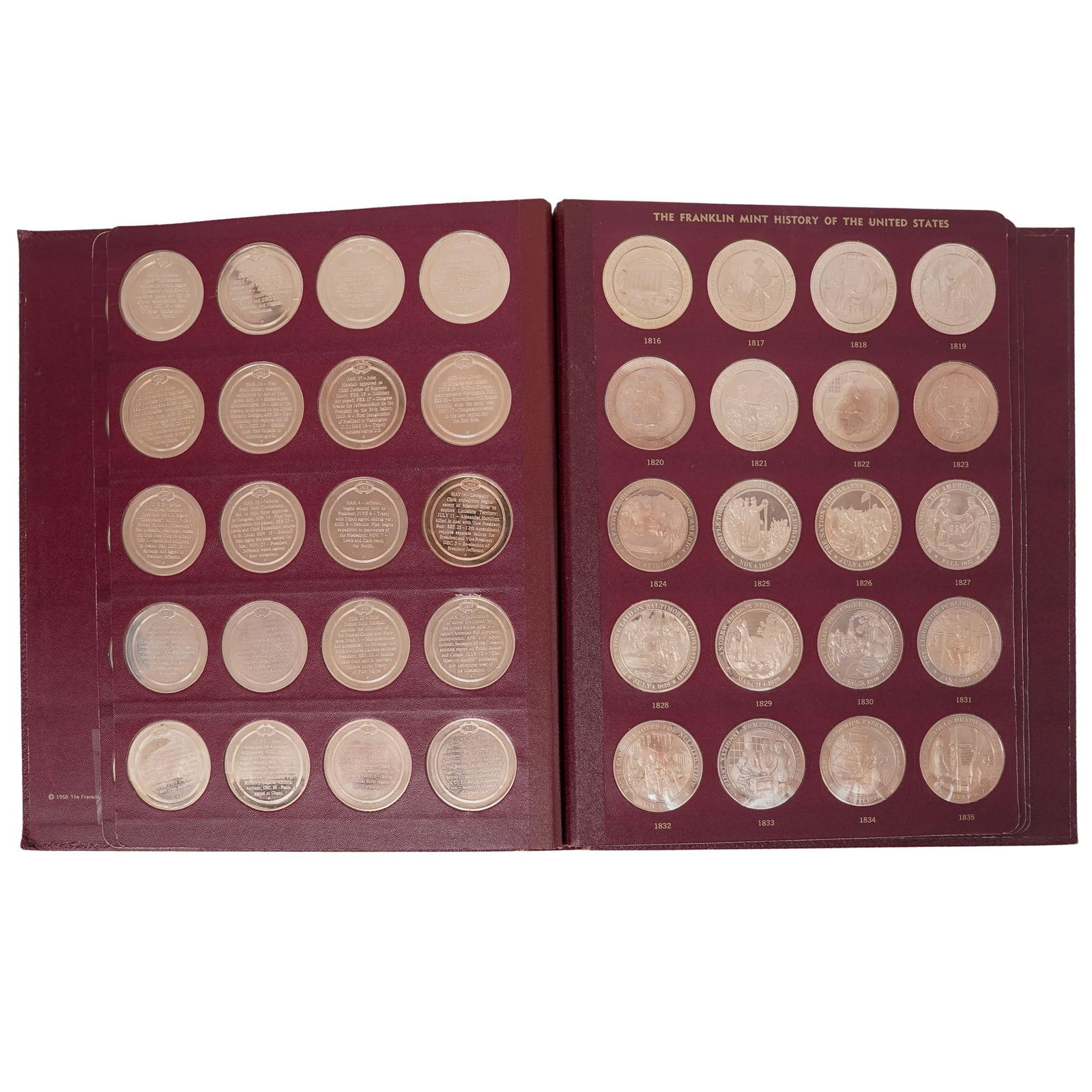 Franklin Mint History of USA Bronze Edition Collector's Book (1 of 5)