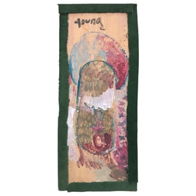 Purvis Young (American, 1943-2010) Mixed Media Painting W/COA