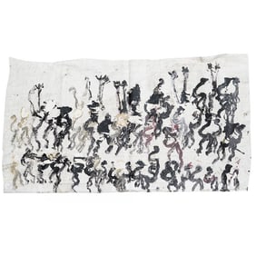 Purvis Young (USA, 1943-2010) Mixed Media Painting