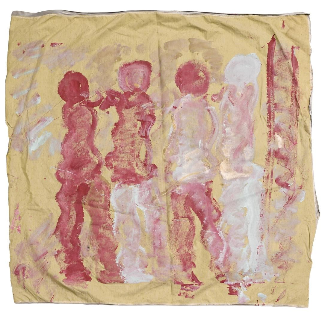 Purvis Young (USA, 1943-2010) Painting: Purvis Young (USA, 1943-2010) PaintingLate 20th to early 21st Cent., USAPurvis Young, an outsider artist, captured through his work the essence of his cultural identity and the challenges and aspirati