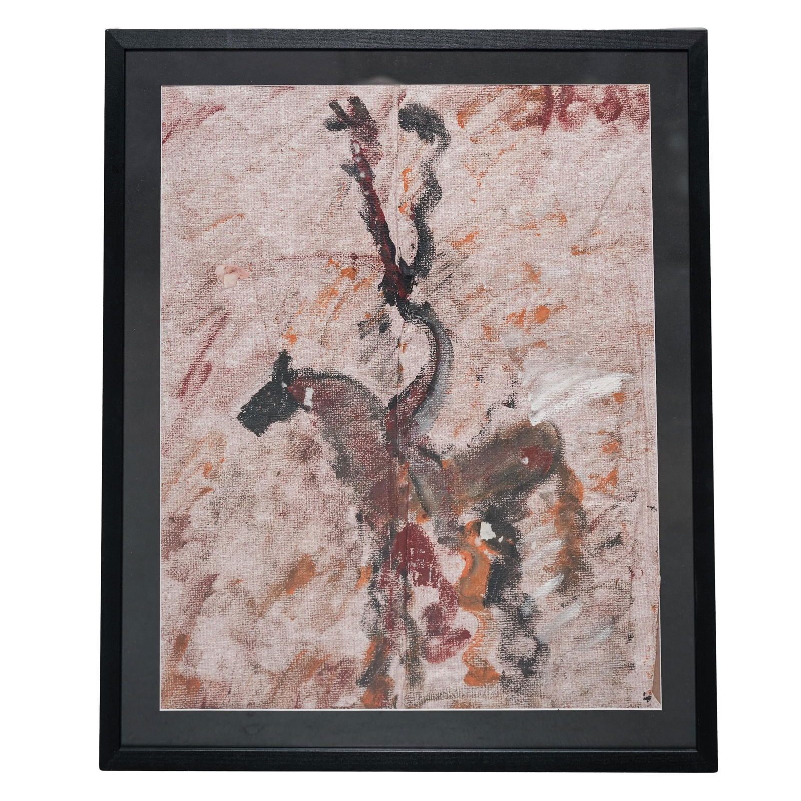 Purvis Young (USA, 1943-2010) Mixed Media Painting (1 of 3)