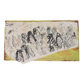 Purvis Young (USA, 1943-2010) Mixed Media Painting