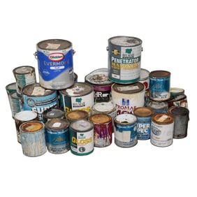 Purvis Young Personal Paint Cans Group