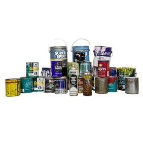 Purvis Young Personal Paint Can Group